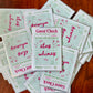 Stay Whimsy Guest Check Sticker