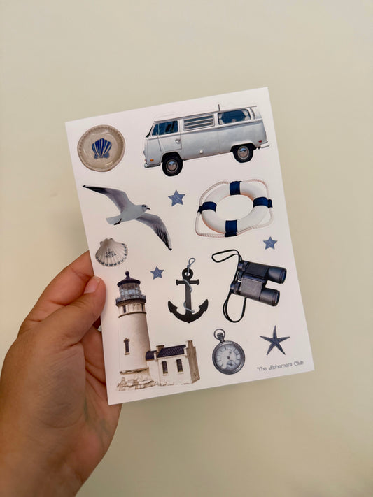 Coastal Summer Sticker Sheet