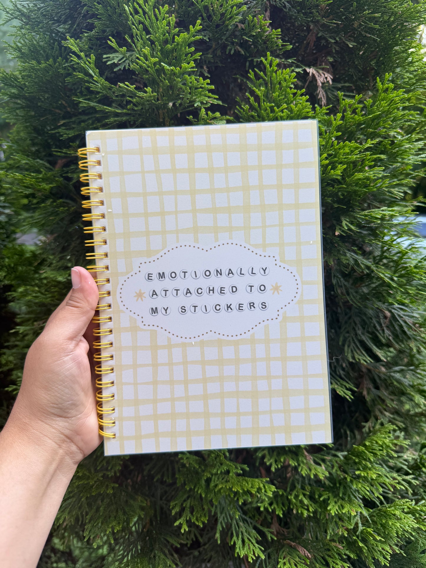 Emotionally Attached to My Stickers – Reusable A5 Sticker Book