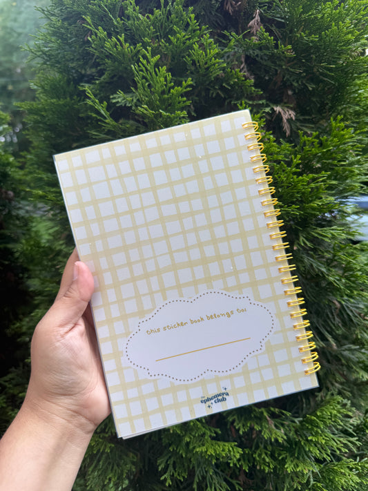 Emotionally Attached to My Stickers – Reusable A5 Sticker Book