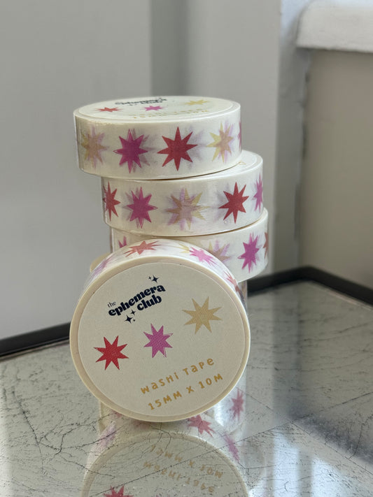 Retro Stars Washi Tape