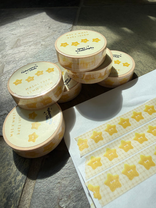 Yellow Stars Washi Tape