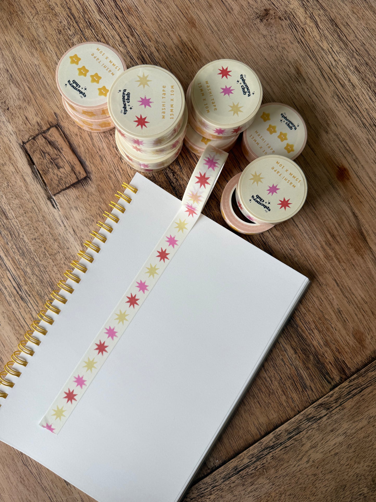 Retro Stars Washi Tape
