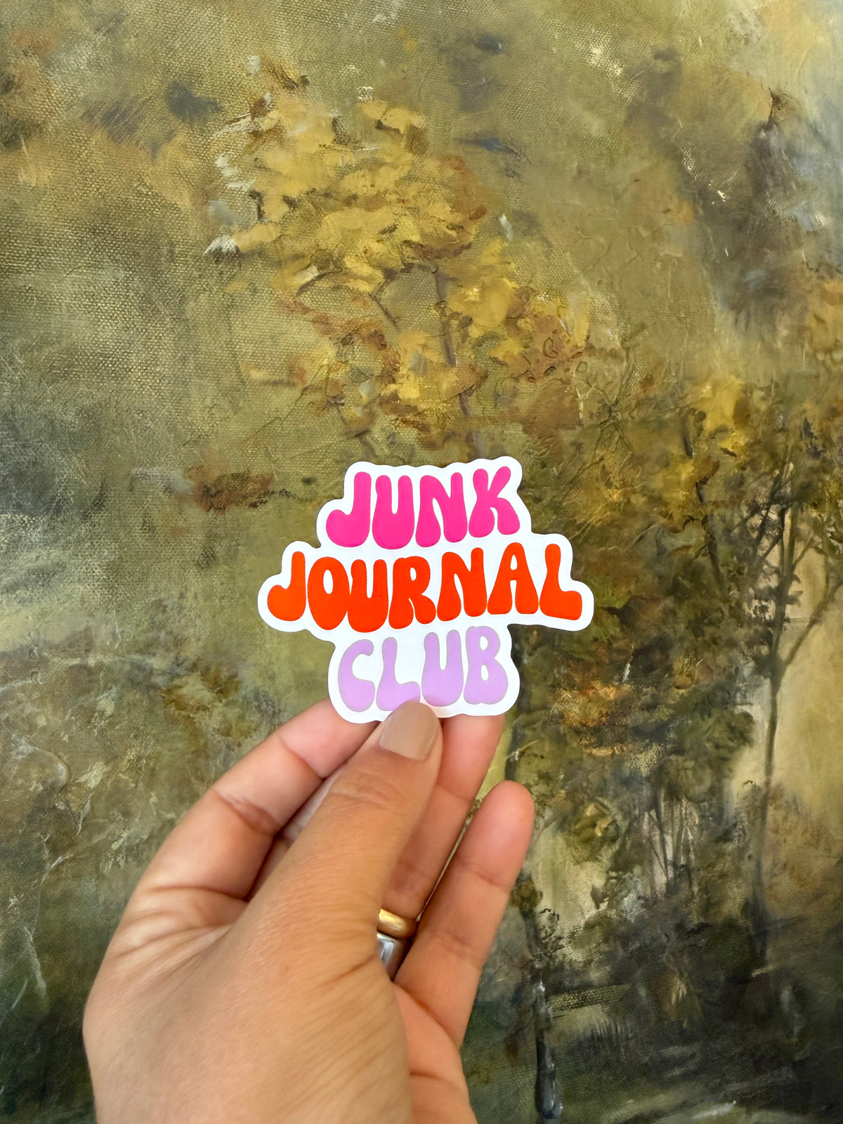 Junk Journal Club Die Cut Sticker