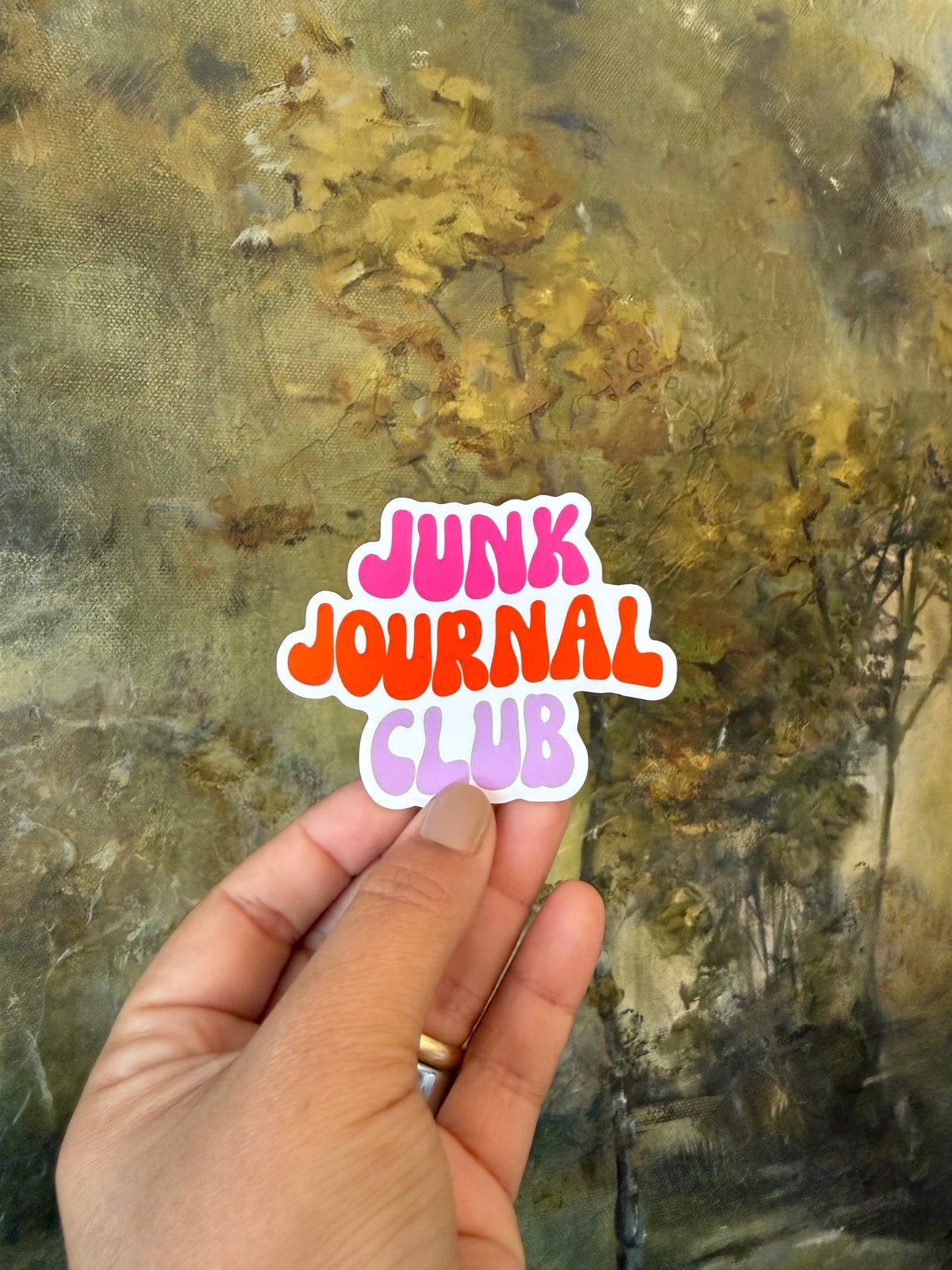 Junk Journal Club Die Cut Sticker
