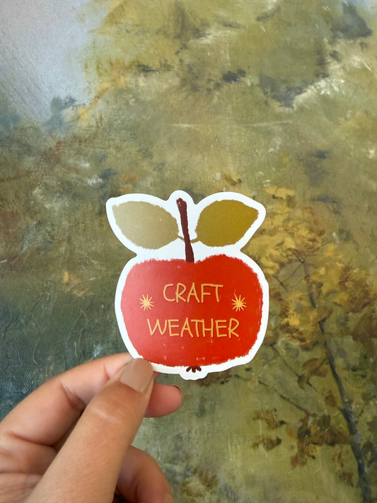 Craft Weather Die Cut Sticker