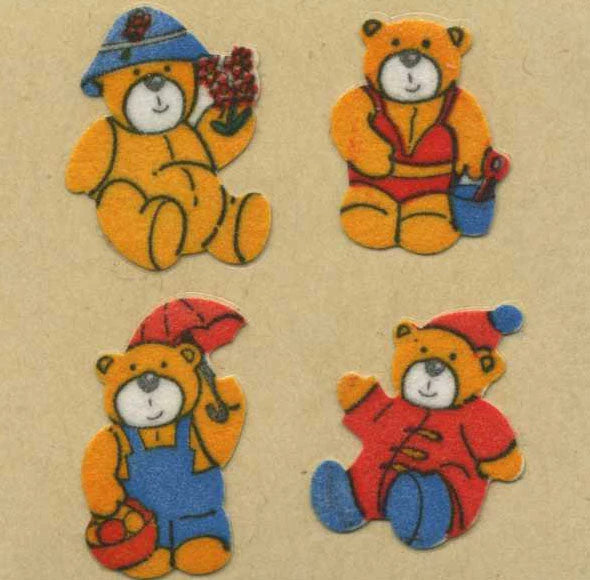 Sticker Magic UK - Furrie Teddies  - Mini Sheet