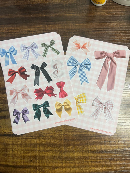 So Many Bows! Sticker Sheet – Cute & Colorful Stickers