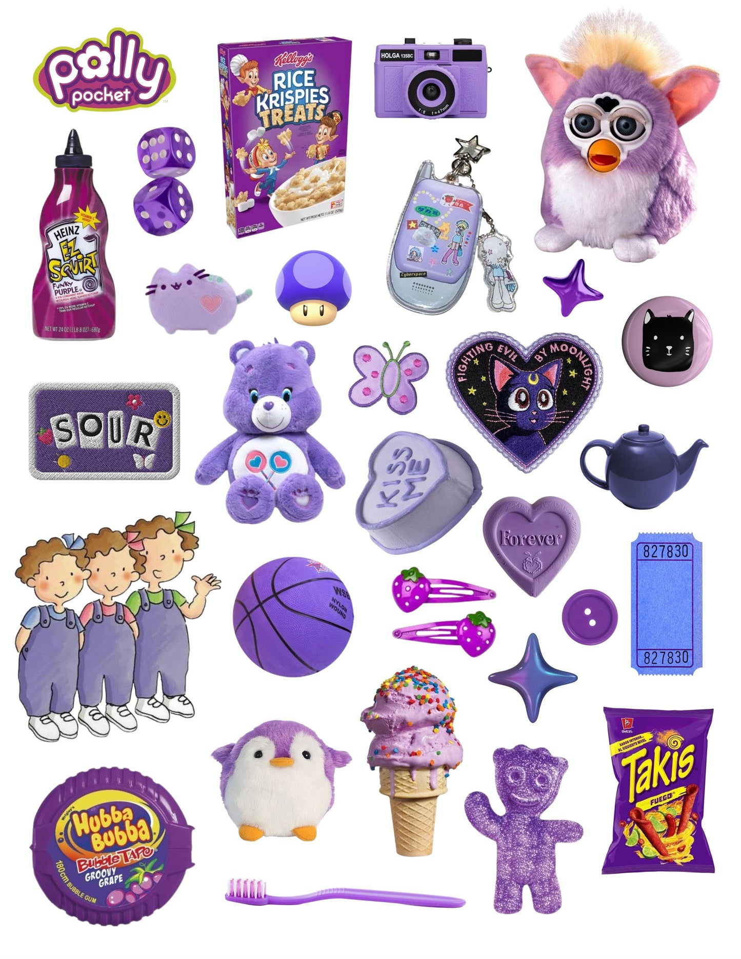 PNG scrapbooking Sticker Sheet - Colorful Sticker Sheet