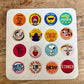 Retro Nostalgia Sticker Sheet – Vintage-Inspired Pop Culture