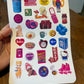 Retro Nostalgia n PNG, Y2K Sticker Sheet – Vol  3 n 4 - Vintage-Inspired Collage Stickers