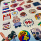 Retro Nostalgia n PNG, Y2K Sticker Sheet – Vol  3 n 4 - Vintage-Inspired Collage Stickers