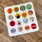 Retro Nostalgia Sticker Sheet – Vintage-Inspired Pop Culture
