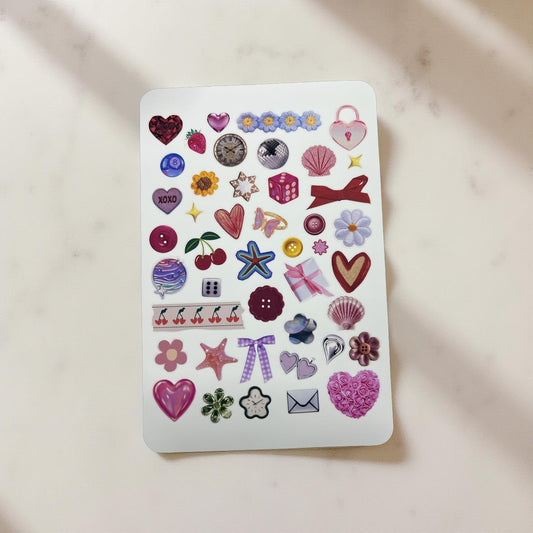 Pretty Little Things Sticker Sheet - Trinketcore Stickers