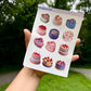 Vintage Cake Stickers – Cute Cherry Birthday Cake Stickers