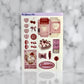 Sweetheart Cakecore Sticker Sheet – Pink Retro Candy Stickers
