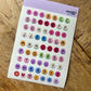 Colorful Alphabet Sticker Sheet – Letters and Symbols