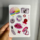 Y2K Sticker Sheet – 2000s Nostalgia Stickers