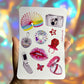 Y2K Sticker Sheet – 2000s Nostalgia Stickers