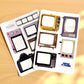 Y2K Camera & Vintage TV Frame Stickers