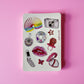 Y2K Sticker Sheet – 2000s Nostalgia Stickers