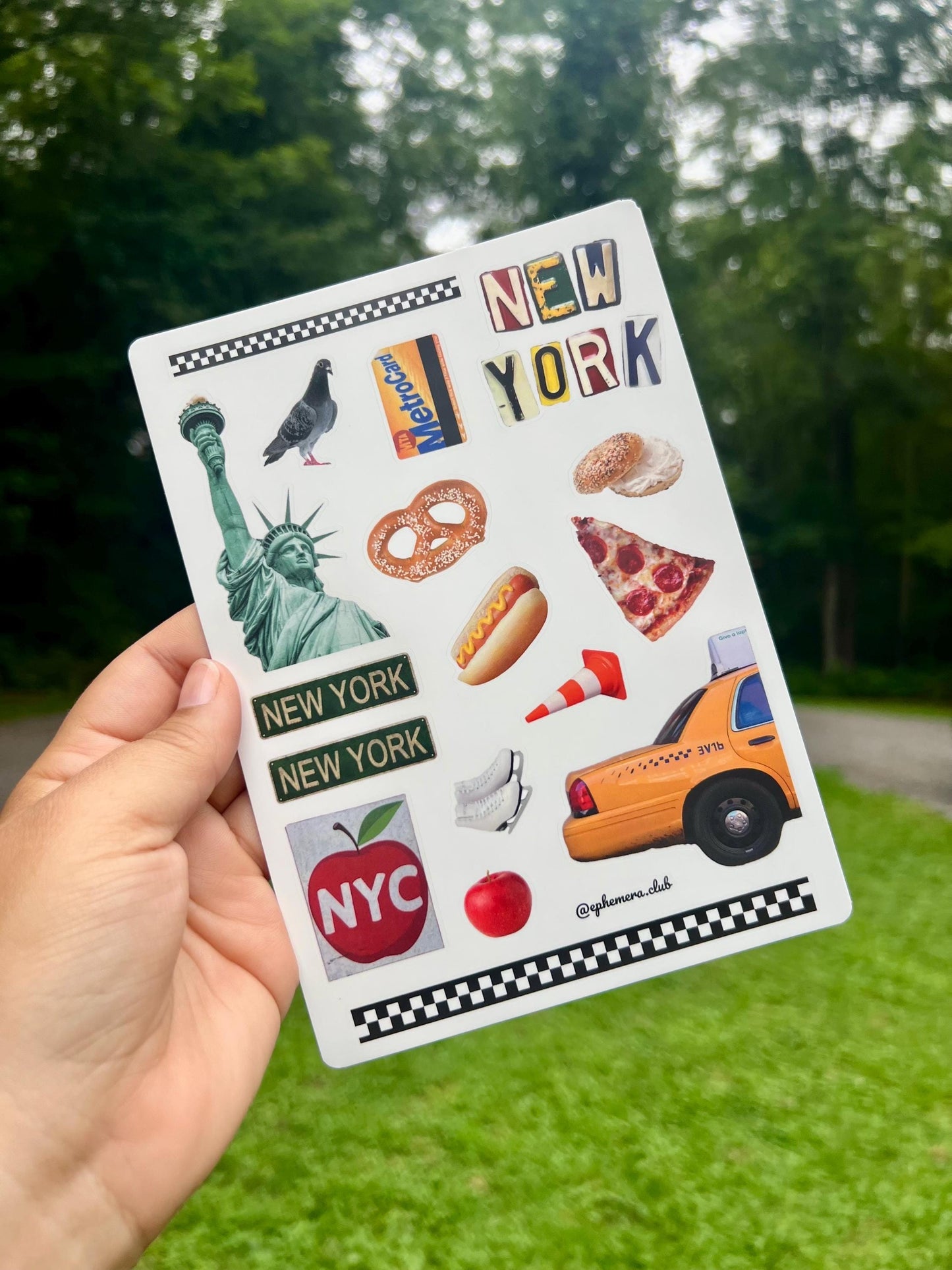 New York Sticker Sheet – Travel Stickers