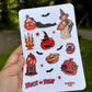 Vintage Halloween Sticker Sheet – Retro Trick or Treat