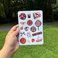 Fall Favorites Sticker Sheet – Cozy Autumn Stickers for Journaling, Scrapbooking & Planners