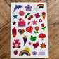 Glitter Y2K Sticker Sheet – Cute Retro Stickers