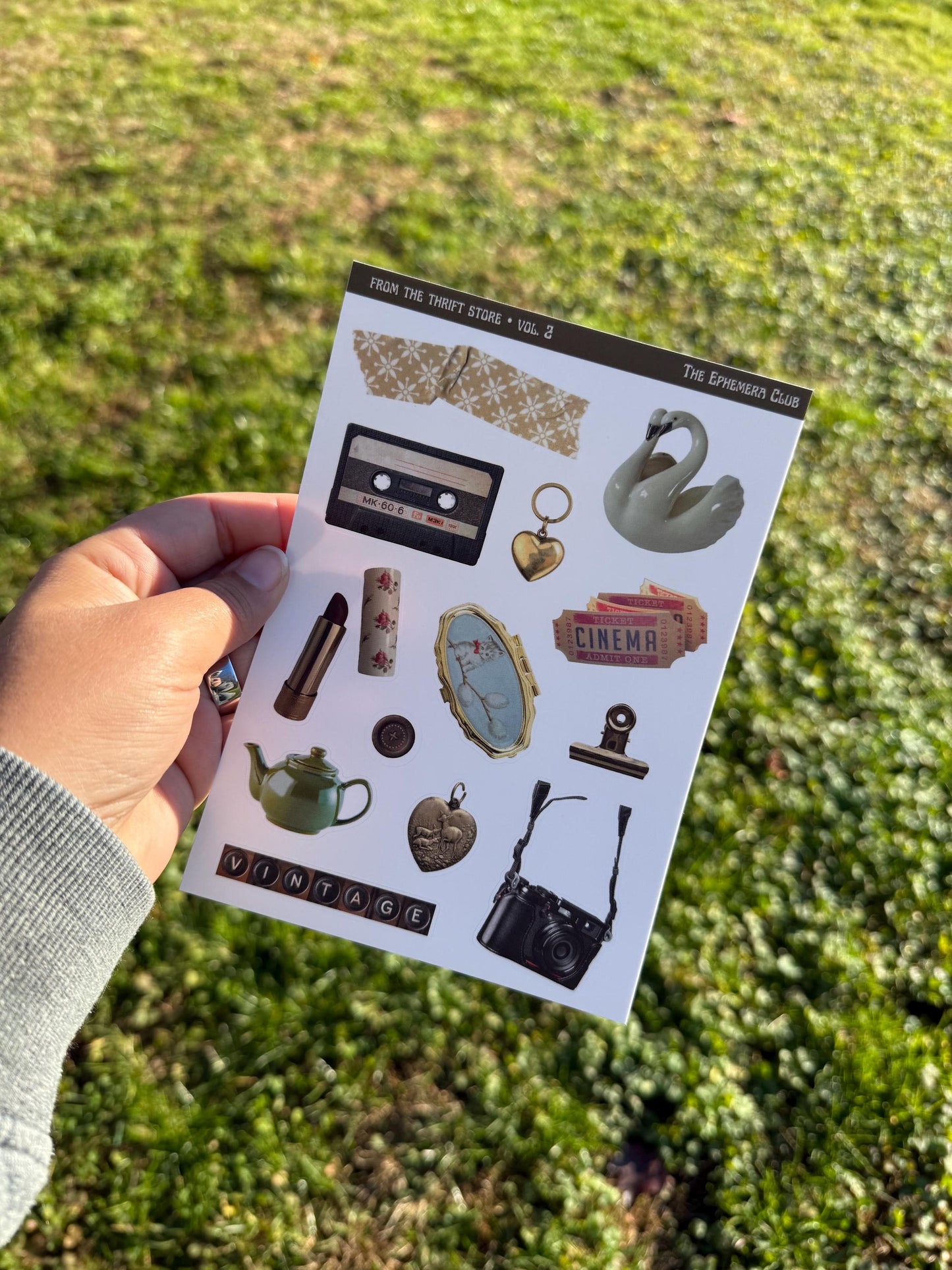 From The Thrift Store Sticker Sheet
