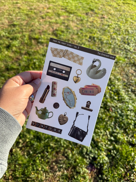 From The Thrift Store Sticker Sheet