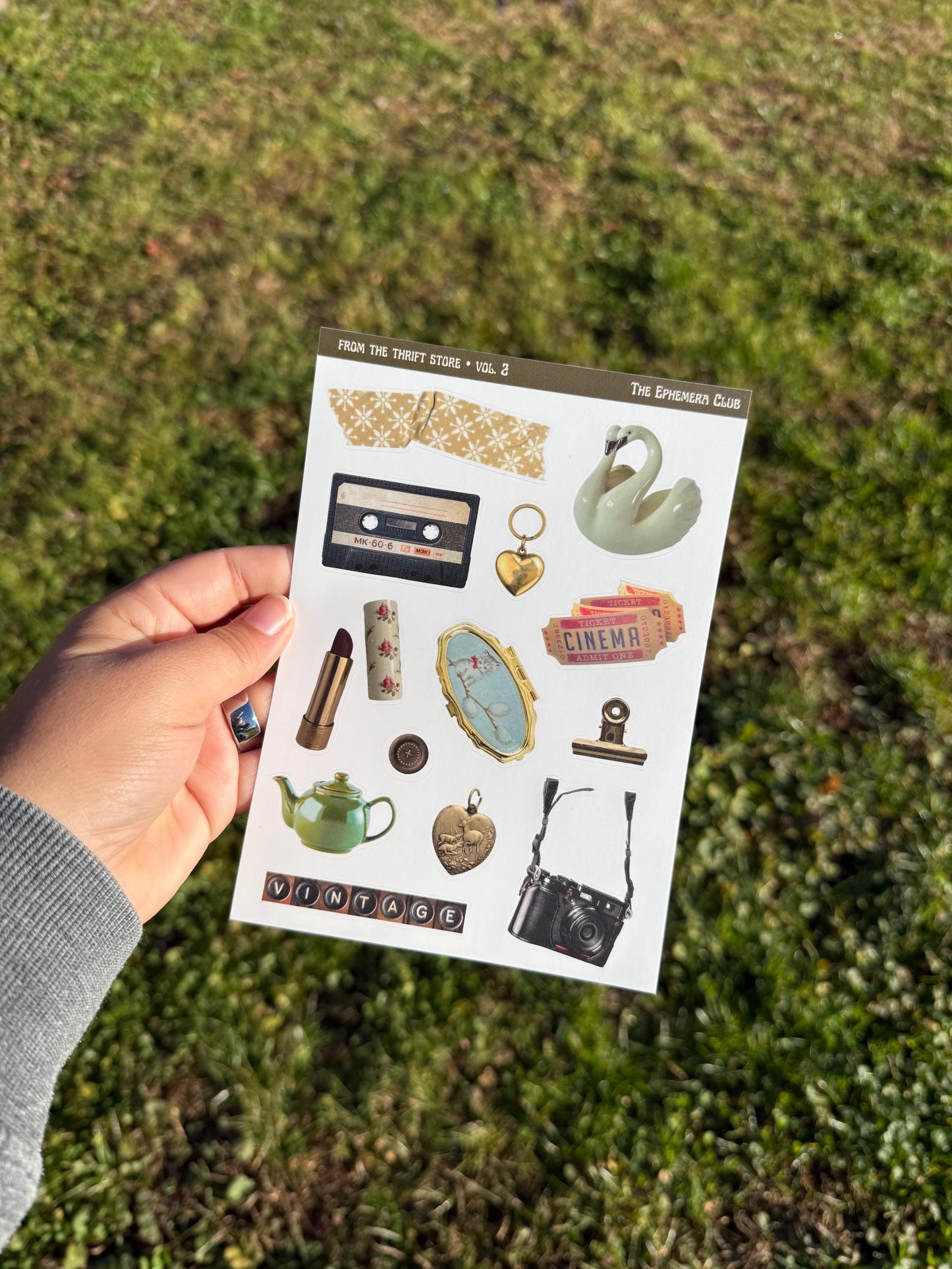 From The Thrift Store Sticker Sheet