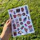 Retro Nostalgia Sticker Sheet • Vintage Throwback Stickers • 90s 2000s Ephemera • Scrapbooking & Journaling Stickers • Vol. 5