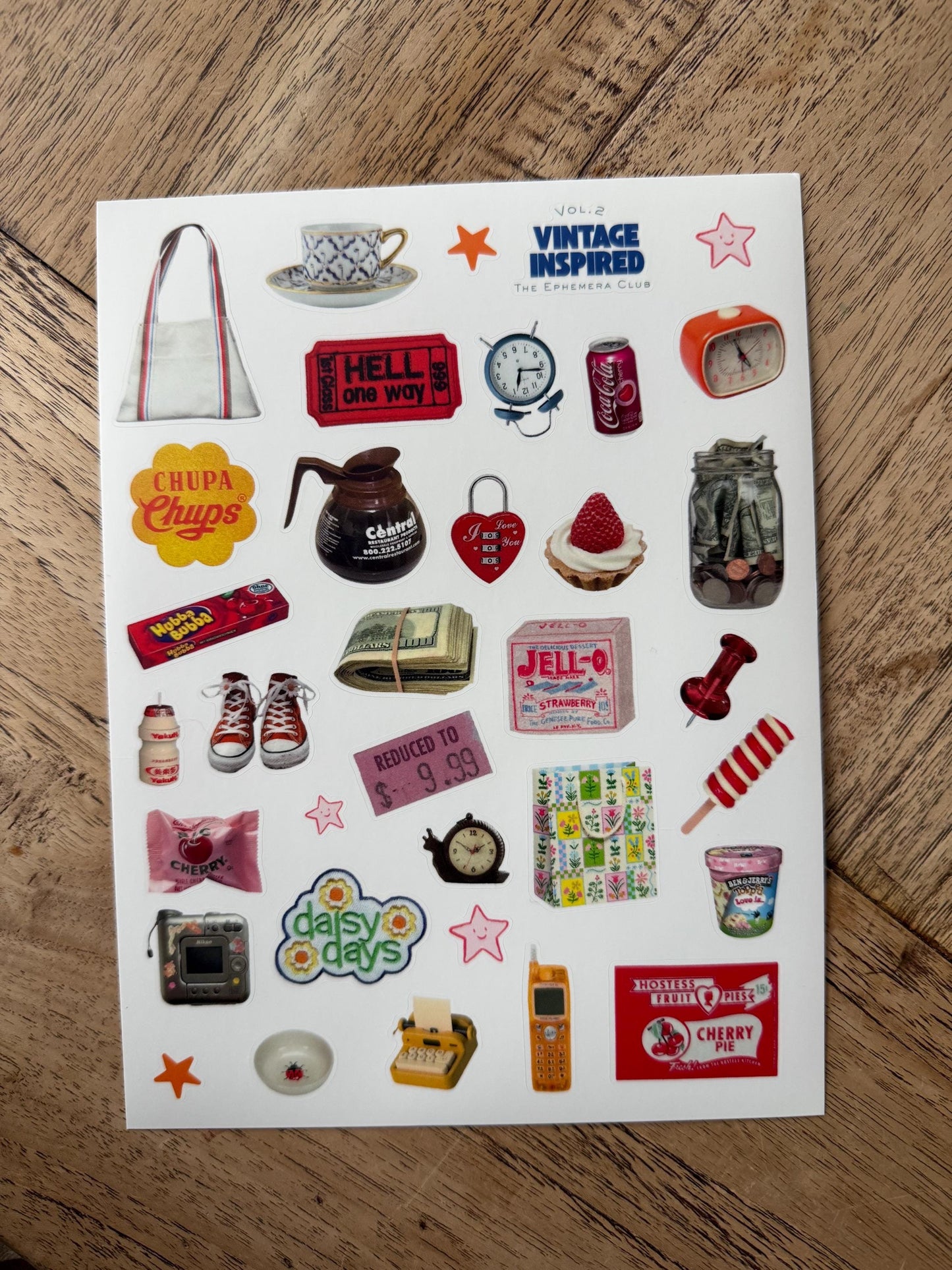 Vintage inspired- Aesthetic Stickers for Journaling & Crafts - Vol. 1 n 2 6x8