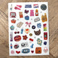 Vintage inspired- Aesthetic Stickers for Journaling & Crafts - Vol. 1 n 2 6x8