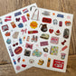 Vintage inspired- Aesthetic Stickers for Journaling & Crafts - Vol. 1 n 2 6x8