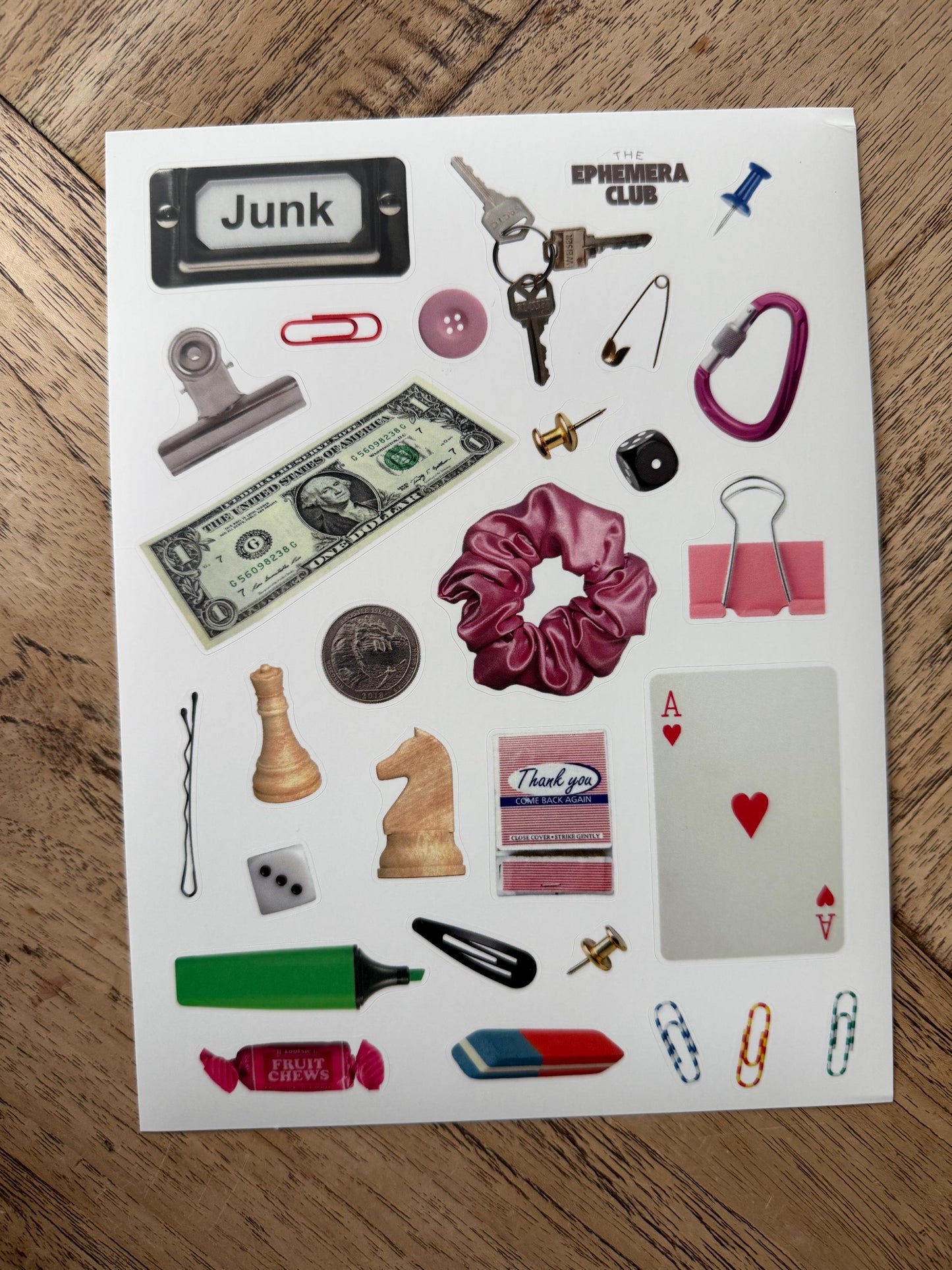 Junk Drawer Sticker Sheet