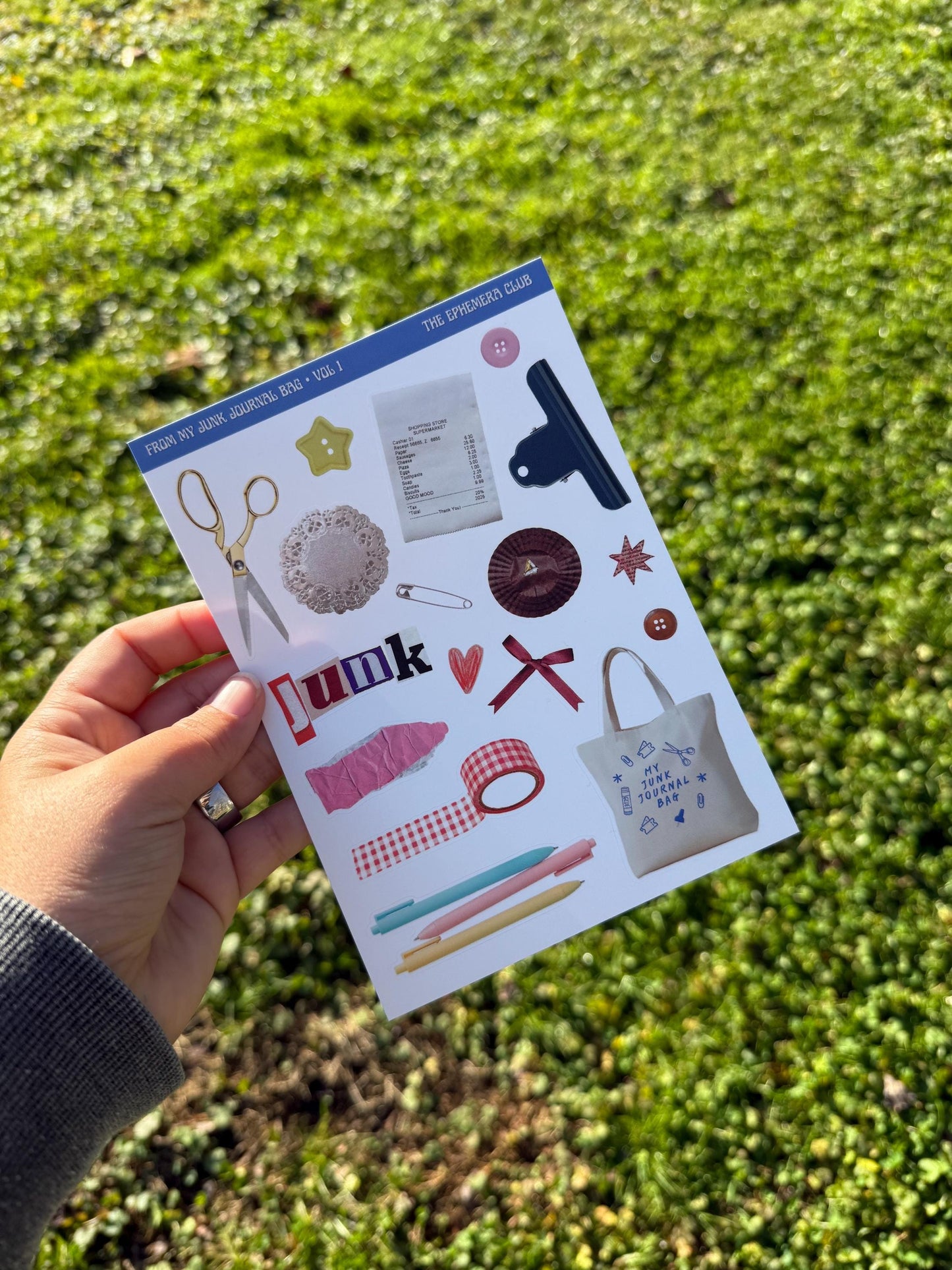 From My Junk Journaling Bag Sticker Sheet