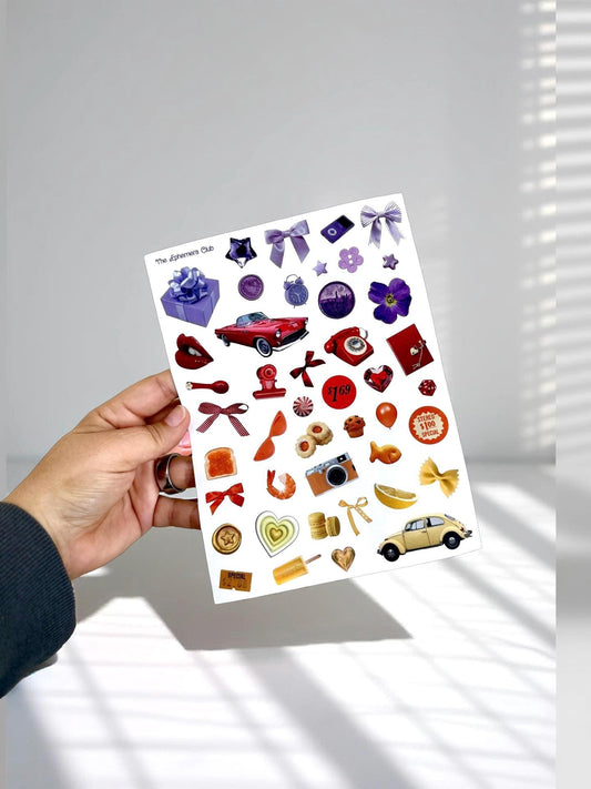 Retro Trinkets Sticker Sheet