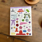Junk Journal Club Sticker Sheet