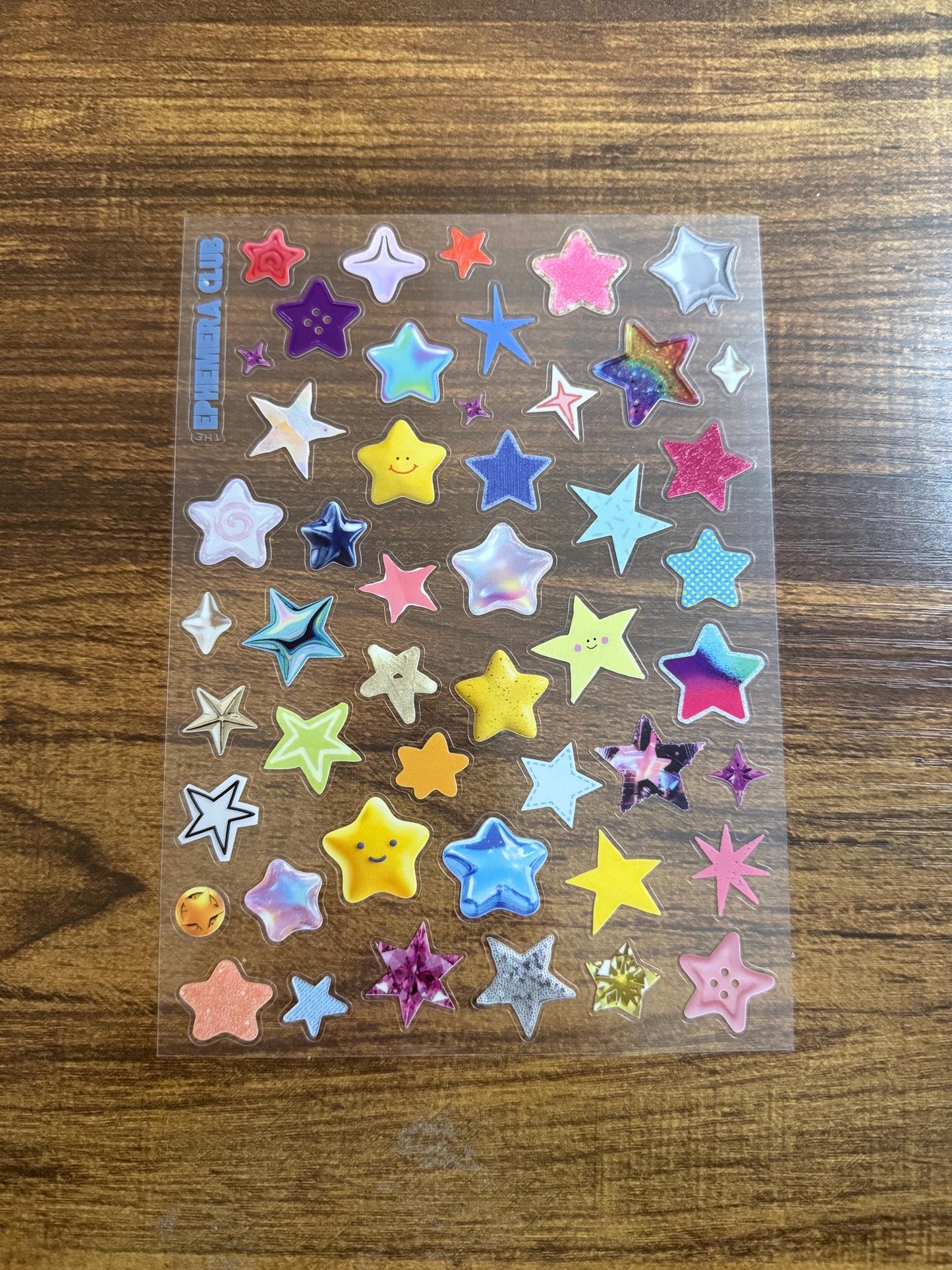 Stars do you like dem? | Vol. 2 | Star Stickers | Mixed Media Star Sticker Sheet | Scrapbook, Journal, Planner | 5x7