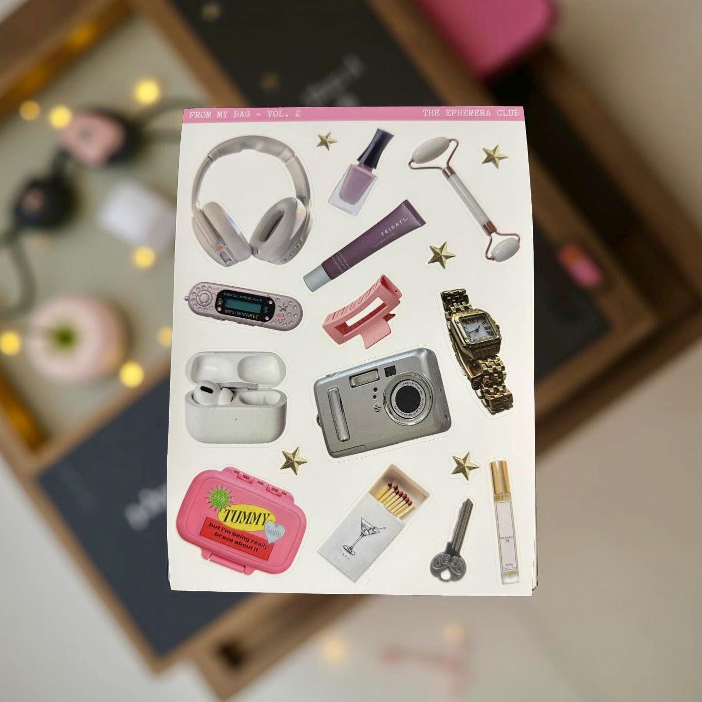 From My Bag Vol. 2 – Everyday Ephemera Stickers for Junk Journaling & Scrapbooking