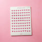 Alphabet Heart Letter Stickers