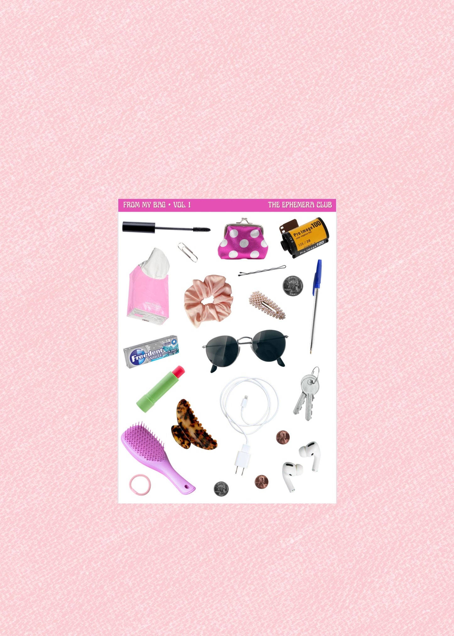 From My Bag Sticker Sheet | 5x7