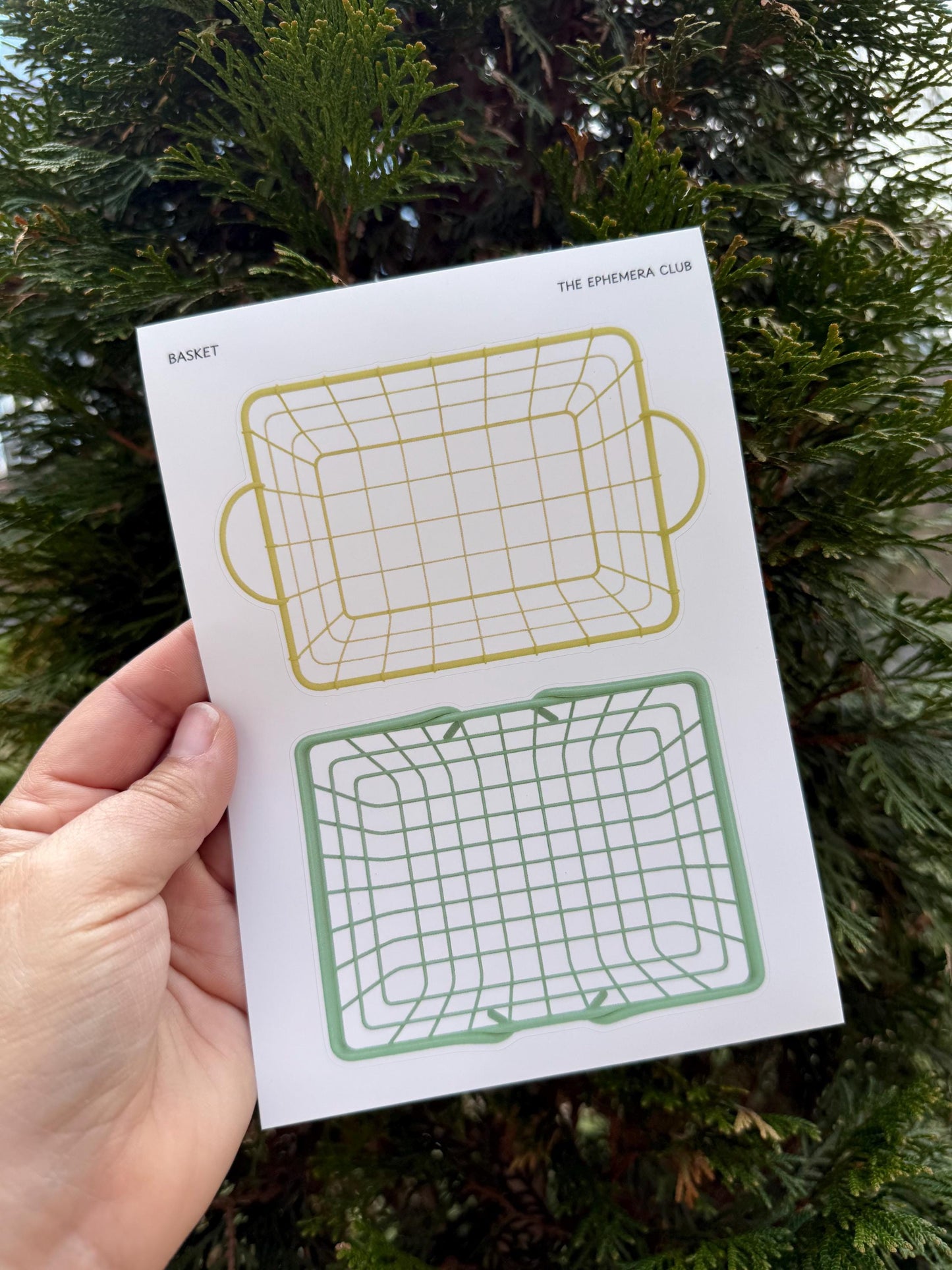 Basket Sticker Sheet