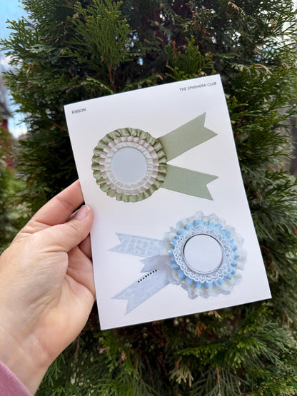 Ribbon Label Sticker Sheet