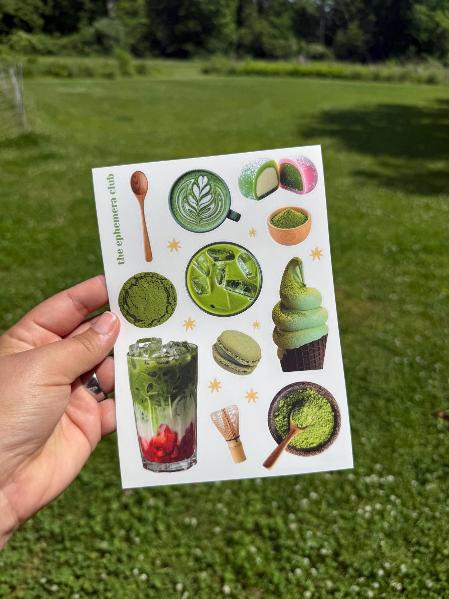 Matcha Sticker Sheet