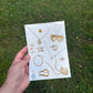 Gold Jewelry Sticker Sheet