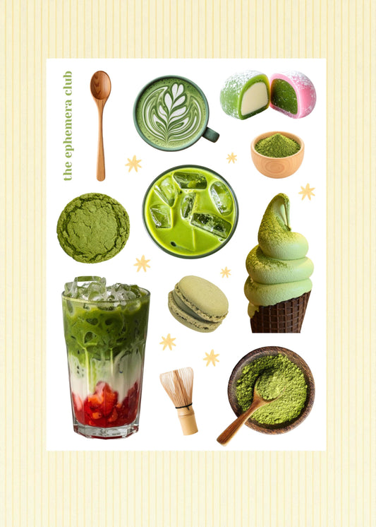 Matcha Sticker Sheet