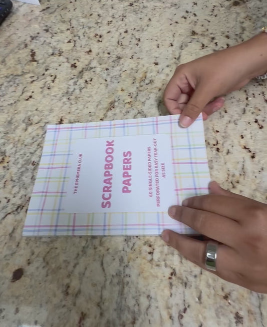 A5 Scrapbook Paper Book — 60 Designs